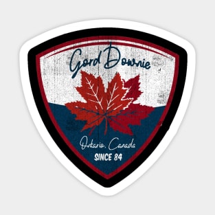 Vintage Classic Gord Downie Ontario Canada 1984 Sticker